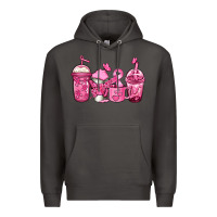 Smoke breast cancer coffee Premium Hoodie - Jasminsmagicworld