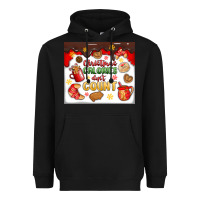 Black christmas calories don't count Heavyweight Hoodie - MaliasSmallBusiness