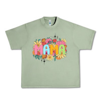 Oil Green floral mama Urban Heavy Tee - JahusDesignShop
