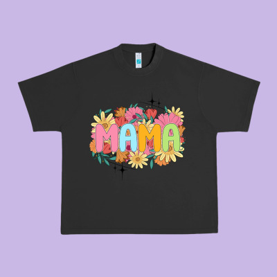 Floral Mama Urban Heavy Tee Designed By Jahusdesignshop