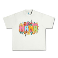 Pistachio floral mama Urban Heavy Tee - JahusDesignShop