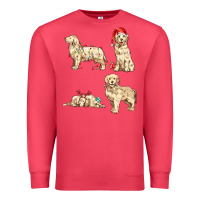 Cardinal christmas dogs Premium Sweatshirt - MaliasSmallBusiness