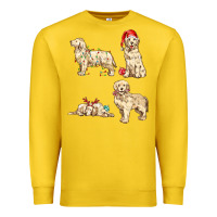 Lemon christmas dogs Premium Sweatshirt - MaliasSmallBusiness
