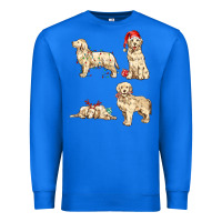 True Royal christmas dogs Premium Sweatshirt - MaliasSmallBusiness