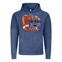 Vintage Denim livin' that football mom life Vintage Hoodie - Zillion Design Studio