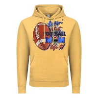 Vintage Mustard livin' that football mom life Vintage Hoodie - Zillion Design Studio