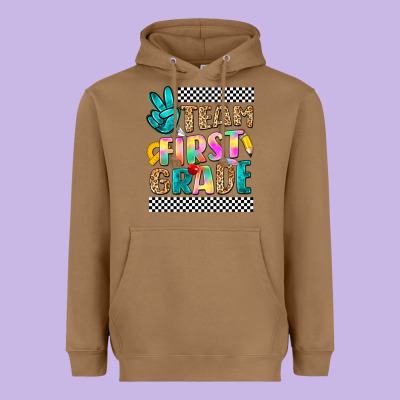 Team First Grade Heavyweight Hoodie Designed By Nancycooperartshop