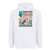 White team first grade Heavyweight Hoodie - NancyCooperArtShop