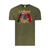 Vintage Olive la mama mas chingona Vintage Tee - RacoonDesign