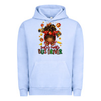 Pigment Grape Ice santas favorite school bus driver afro messy bun Urban Hoodie - texasbilliewilder
