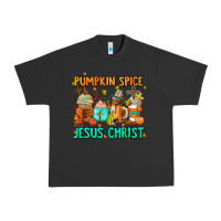 Pigment Black pumpkin spıce jesus christ coffee cups Urban Heavy Tee - AdoDesignShop