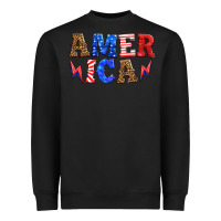 Black america thunderbolt Heavyweight Sweatshirt - HRA Design Shop
