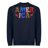 Navy america thunderbolt Heavyweight Sweatshirt - HRA Design Shop