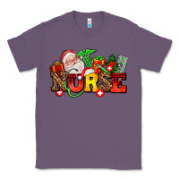 Lavender nurse with Christmas Classic Tee - AdoDesignShop