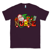 Plum nurse with Christmas Classic Tee - AdoDesignShop
