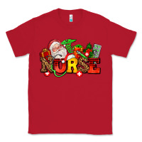 Red nurse with Christmas Classic Tee - AdoDesignShop