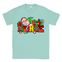 Seafoam nurse with Christmas Classic Tee - AdoDesignShop