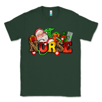 Sports Green nurse with Christmas Classic Tee - AdoDesignShop