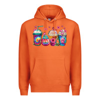 Carrot tie dye hippie coffee cups Premium Hoodie - Jasminsmagicworld