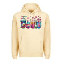 Pina Colada tie dye hippie coffee cups Premium Hoodie - Jasminsmagicworld