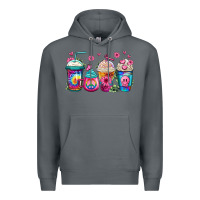Rock tie dye hippie coffee cups Premium Hoodie - Jasminsmagicworld