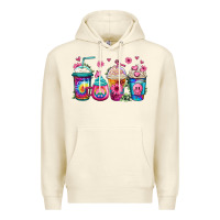Sandshell tie dye hippie coffee cups Premium Hoodie - Jasminsmagicworld