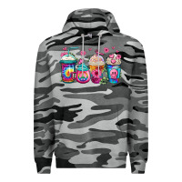 Slate Camo tie dye hippie coffee cups Premium Hoodie - Jasminsmagicworld