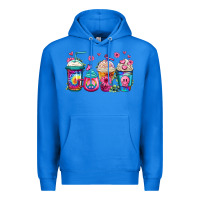 True Royal tie dye hippie coffee cups Premium Hoodie - Jasminsmagicworld
