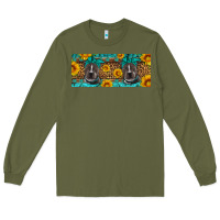 Army Green western pitbull Long Sleeve Tee - Artiststas