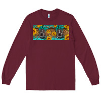 Burgundy western pitbull Long Sleeve Tee - Artiststas