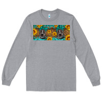 Heather Grey western pitbull Long Sleeve Tee - Artiststas