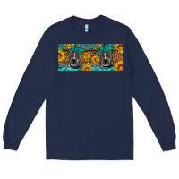 Navy western pitbull Long Sleeve Tee - Artiststas