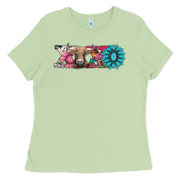 Matcha xoxo braunvieh cow Ladies Tee - AdoDesignShop