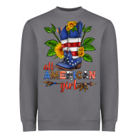 Storm all american girl cowboy boot with sunflower Heavyweight Sweatshirt - HRA Design Shop