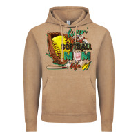 Vintage Coffee livin' that softball mom life Vintage Hoodie - Zillion Design Studio