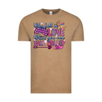 Vintage Coffee why fall in love when you can fall asleep Vintage Tee - OliviaCreatesArt