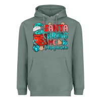 Sage santa bring me turquoise Heavyweight Hoodie - MaliasSmallBusiness