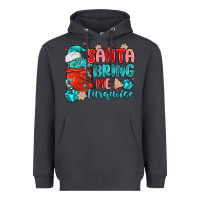 Smoke santa bring me turquoise Heavyweight Hoodie - MaliasSmallBusiness