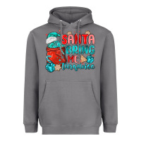 Storm santa bring me turquoise Heavyweight Hoodie - MaliasSmallBusiness