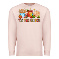Pale Pink 'tis the season Premium Sweatshirt - MaliasSmallBusiness