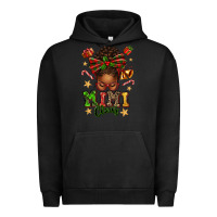 Pigment Black mimi claus afro messy bun Urban Hoodie - texasbilliewilder