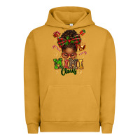Pigment Peanut Butter mimi claus afro messy bun Urban Hoodie - texasbilliewilder