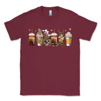 Burgundy skeleton coffee cups Classic Tee - Jasminsmagicworld