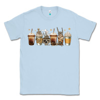 Dusty Blue skeleton coffee cups Classic Tee - Jasminsmagicworld