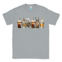 Heather Grey skeleton coffee cups Classic Tee - Jasminsmagicworld