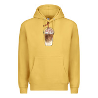 Antique Gold iced coffee with cream Premium Hoodie - BarkalooDesign