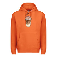 Carrot iced coffee with cream Premium Hoodie - BarkalooDesign