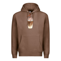Chestnut iced coffee with cream Premium Hoodie - BarkalooDesign