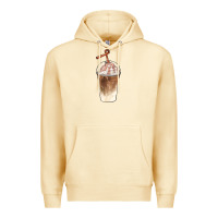 Pina Colada iced coffee with cream Premium Hoodie - BarkalooDesign
