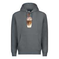 Rock iced coffee with cream Premium Hoodie - BarkalooDesign